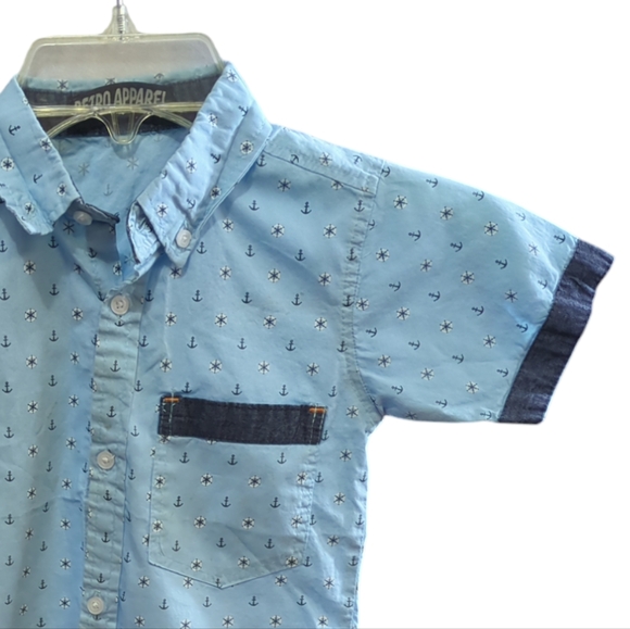 Retro Apparel size 4 color blue with design for kids - Picture 3 of 5